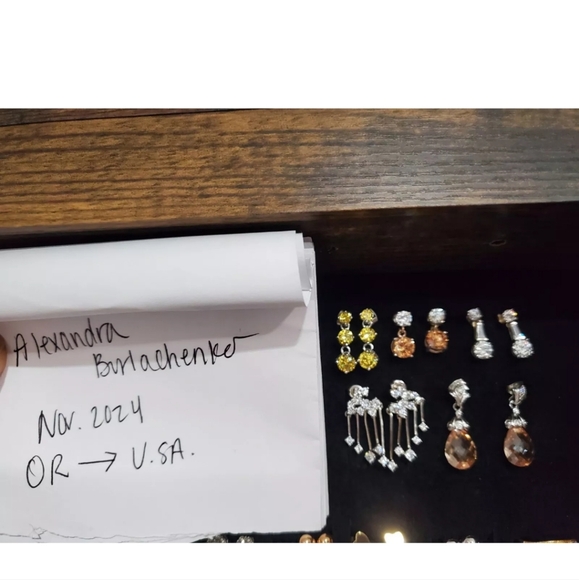 Sterling silver dangle earrings bundle - Picture 2 of 2